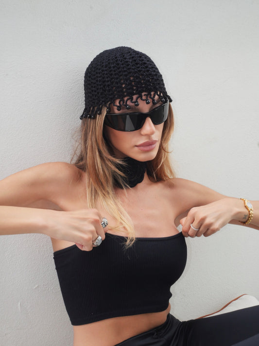 Sol Pérola” Crochet Hat – Handmade in Brazil
